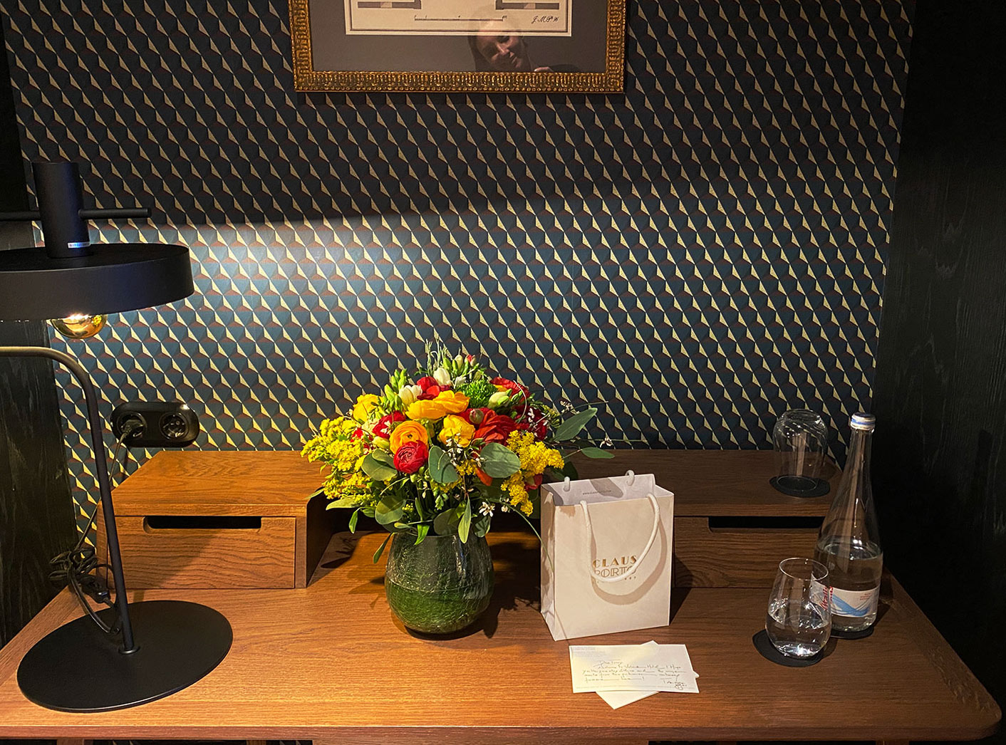 Valverde Hotel Chic welcome to my chic room: fresh flowers and Claus Porto toiletries