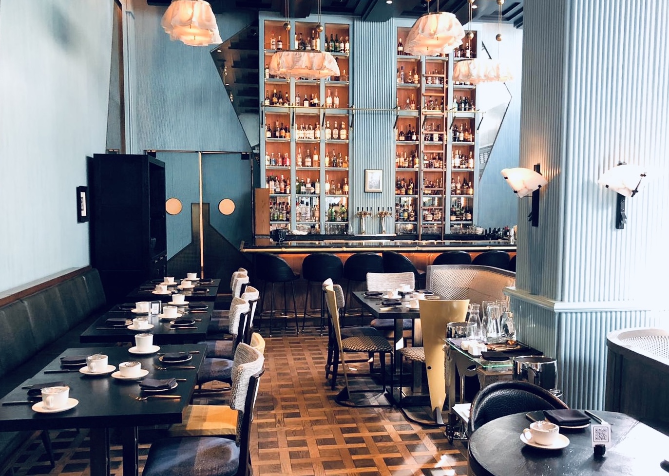 San Francisco Proper The stunning interior of Villon Restaurant & Bar serving California staples like kale salad and black cod