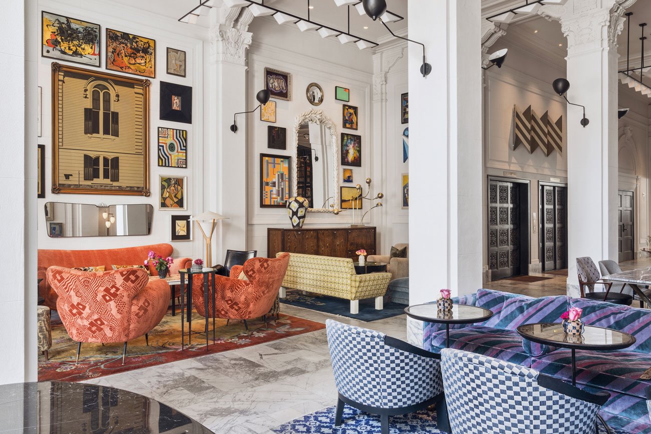 San Francisco Proper The beautiful and eclectic Kelly Wearstler done lobby, where eccentricity is encouraged and all your design-dreams come true
