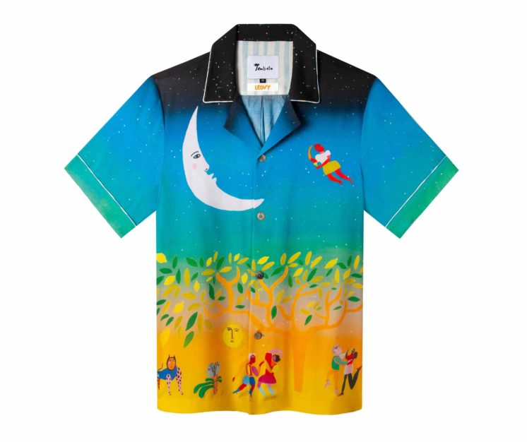 A colorful head-turner shirt