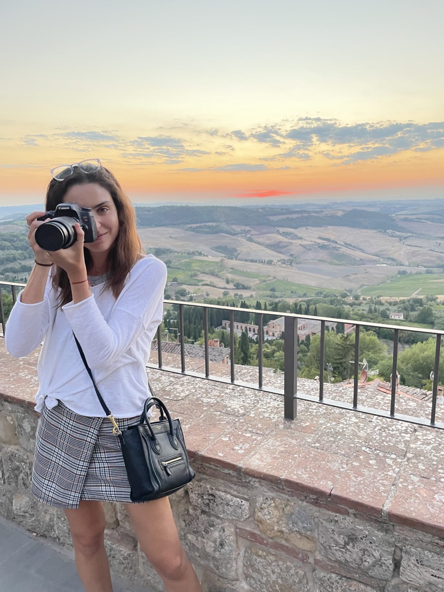 Alex Wall in Montepulciano, Italy