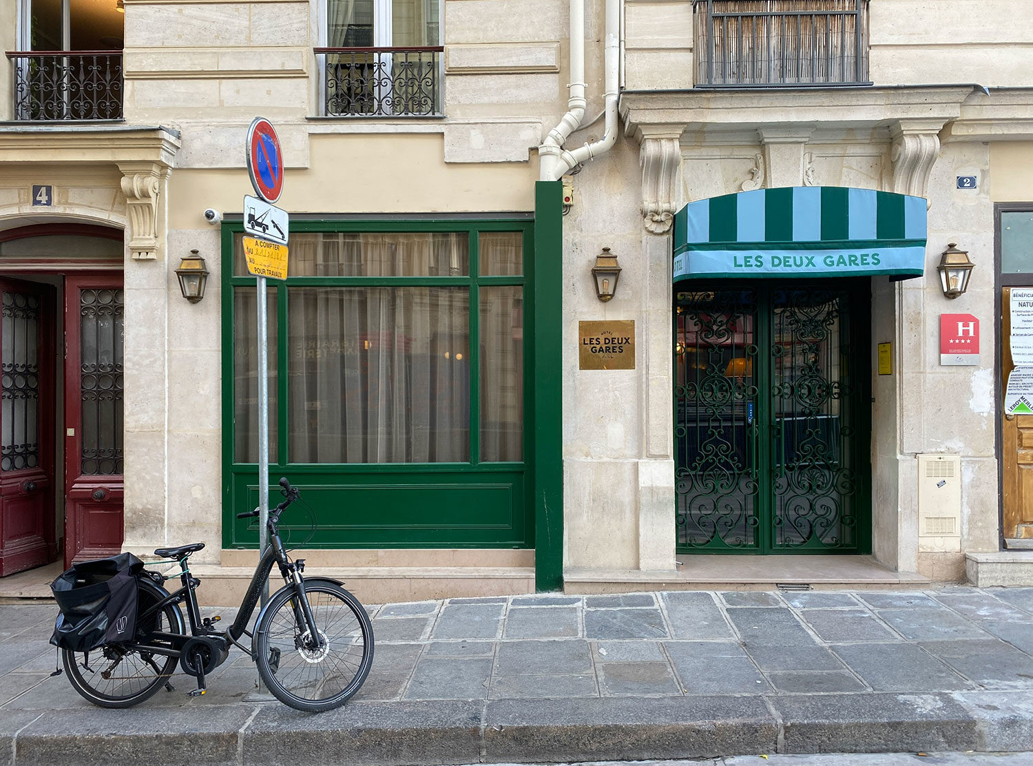 Hotel Les Deux Gares Hotel Les Deux Gares is the first hotel to be worked on by the rising star interior designer Luke Edward Hall who custom made even the iron gate