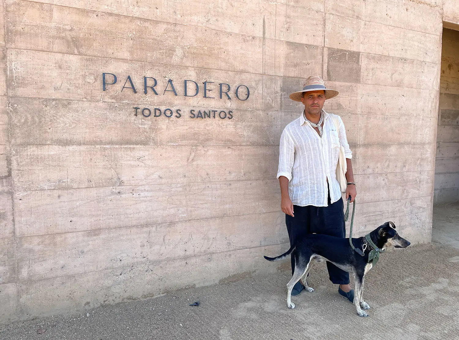 Paradero Always excited for a check-in, as long as Tchai behaves