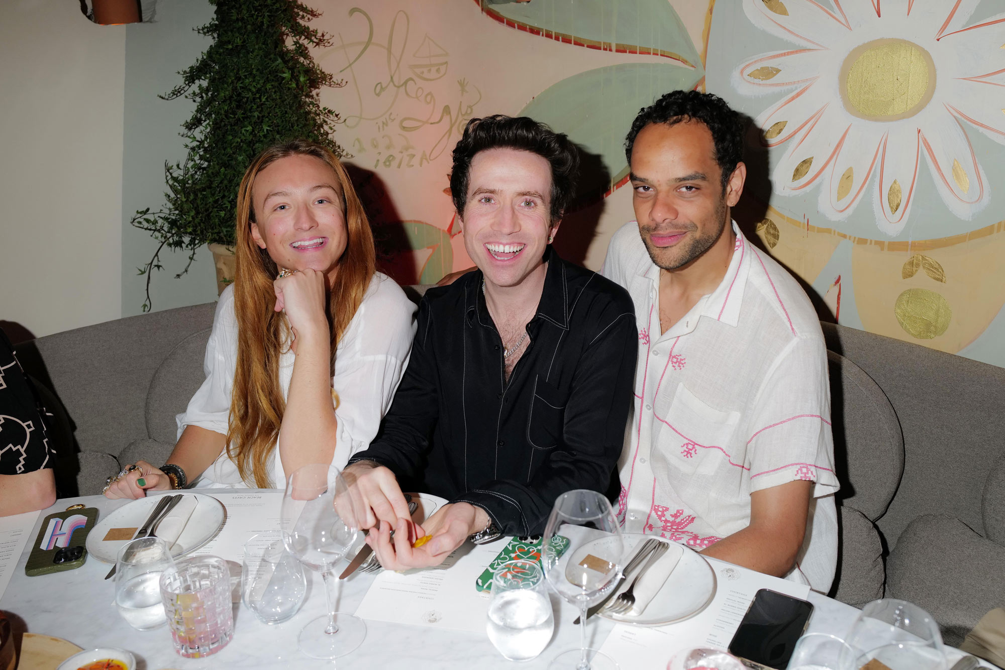 Harris Reed, Nick Grimshaw and Raven Smitih. Pic by Darren Gerrish