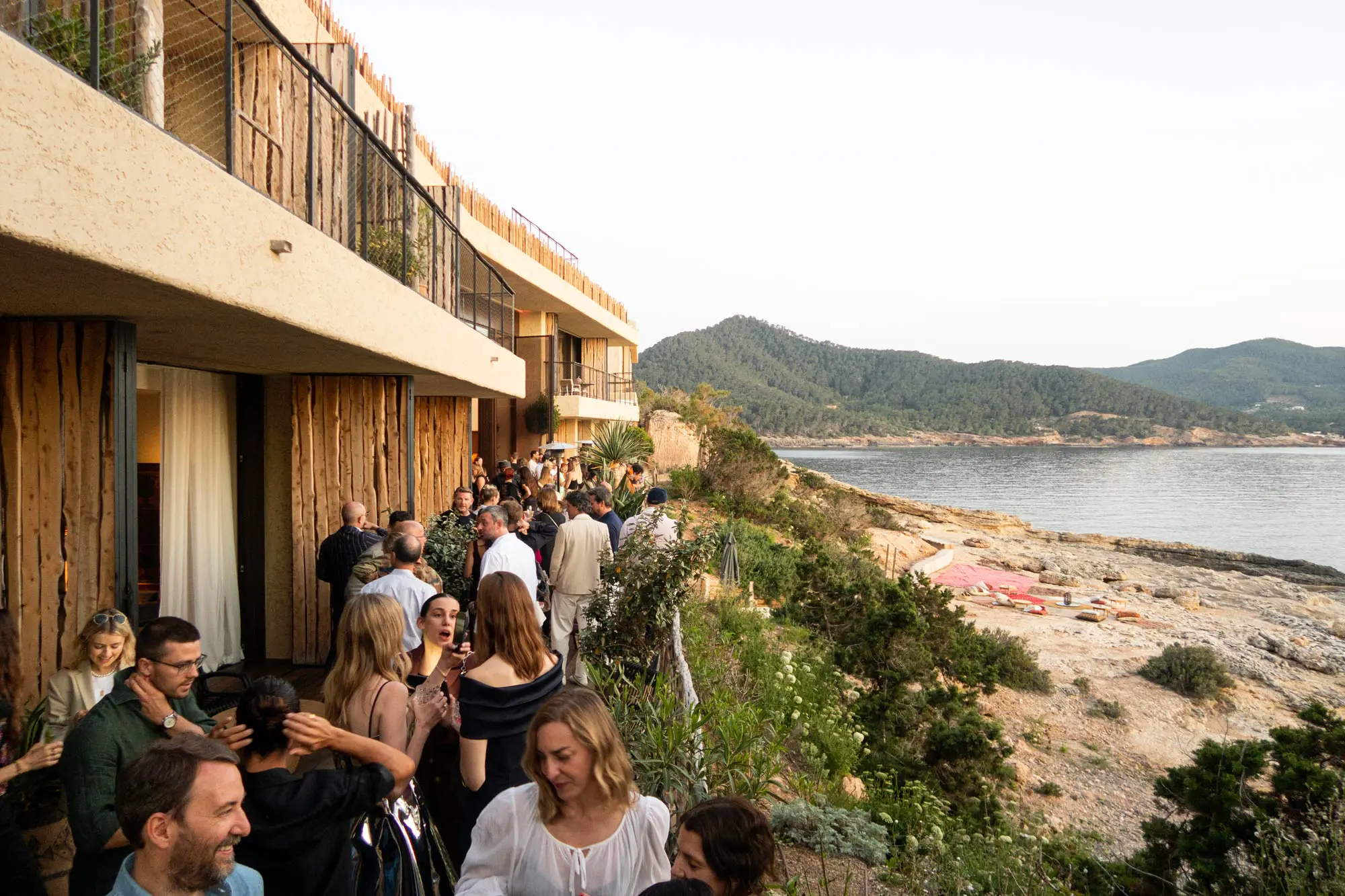 The Beach Caves terraces overlooking Xarraca Bay. Picture by Dylan Don