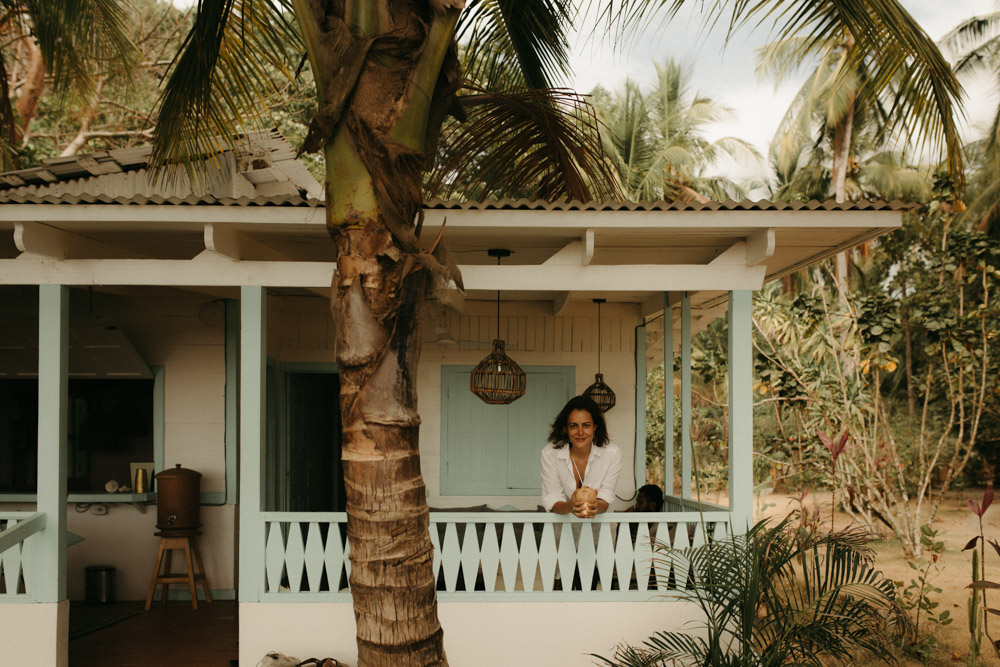 Zunya Me on my the casita porch, one of my favourite spaces at Zunya. Photo by Klaudia Liboska / Zero Studio