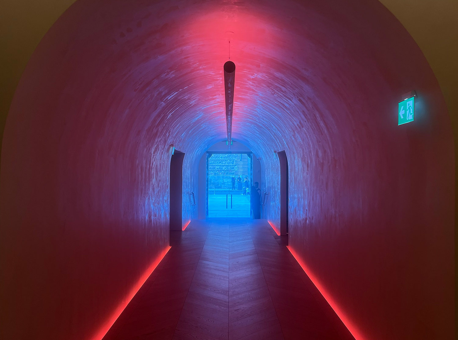 The Madrid EDITION Every corner packs a unique design element like this almost hypnotic tunnel
