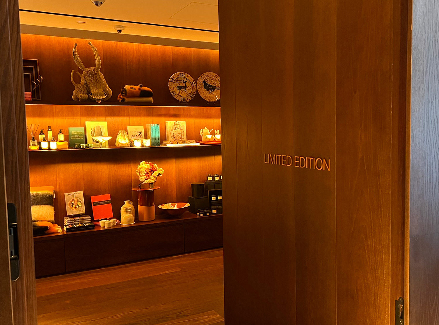 The Madrid EDITION Secret doors lead to precious things at LIMITED EDITIONS, the concept meets gift shop of EDITION Hotels