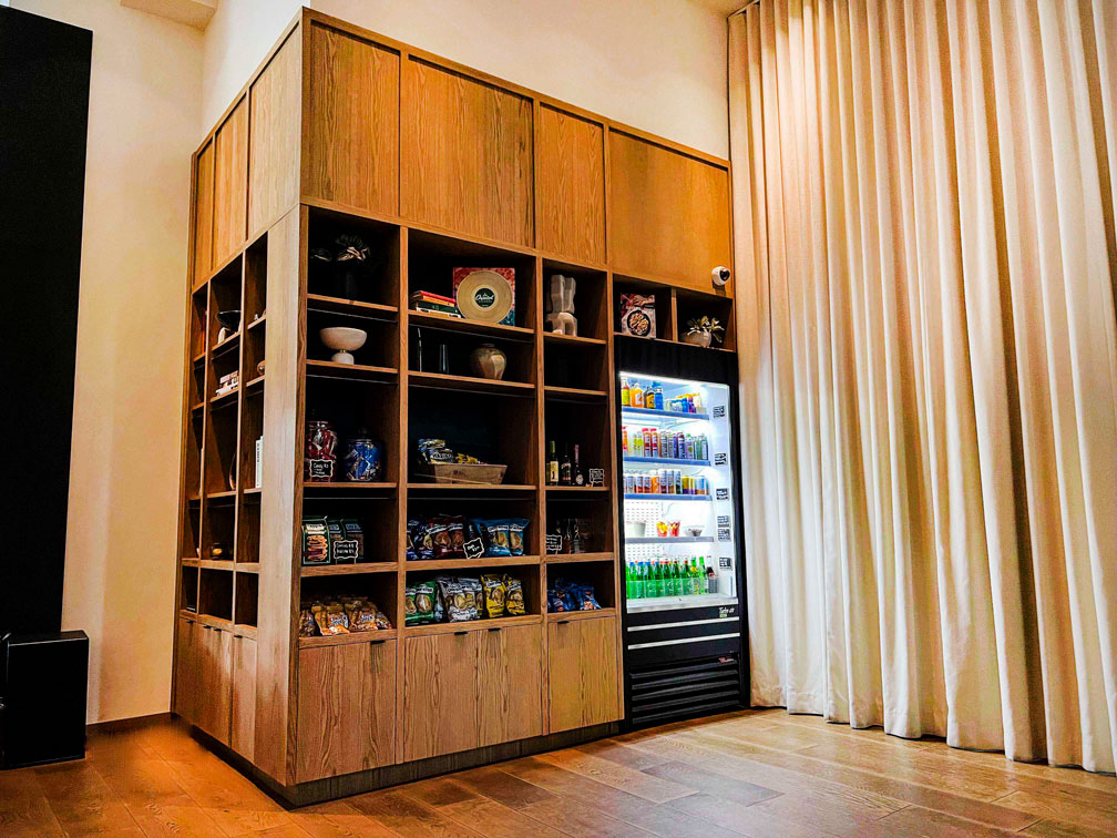tommie Hollywood The 24 hr pantry is fully stocked with snacks and anything you may need
