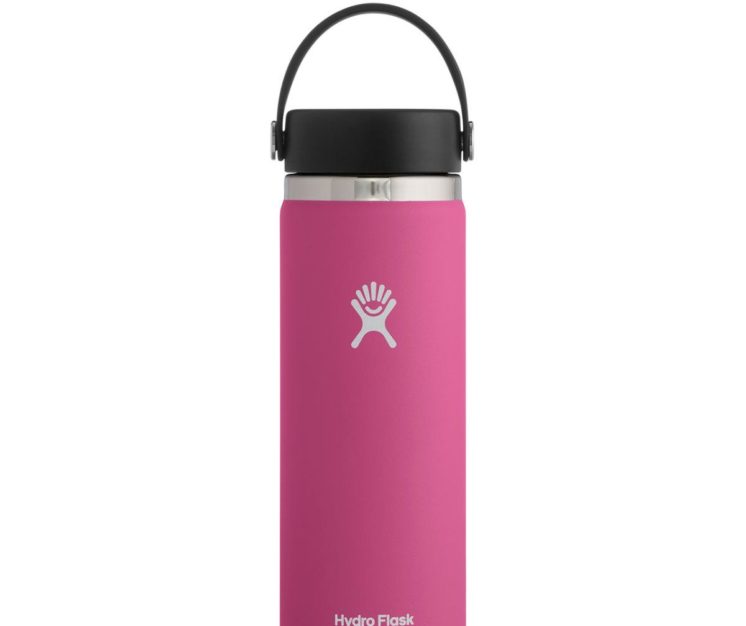 A reusable water bottle.