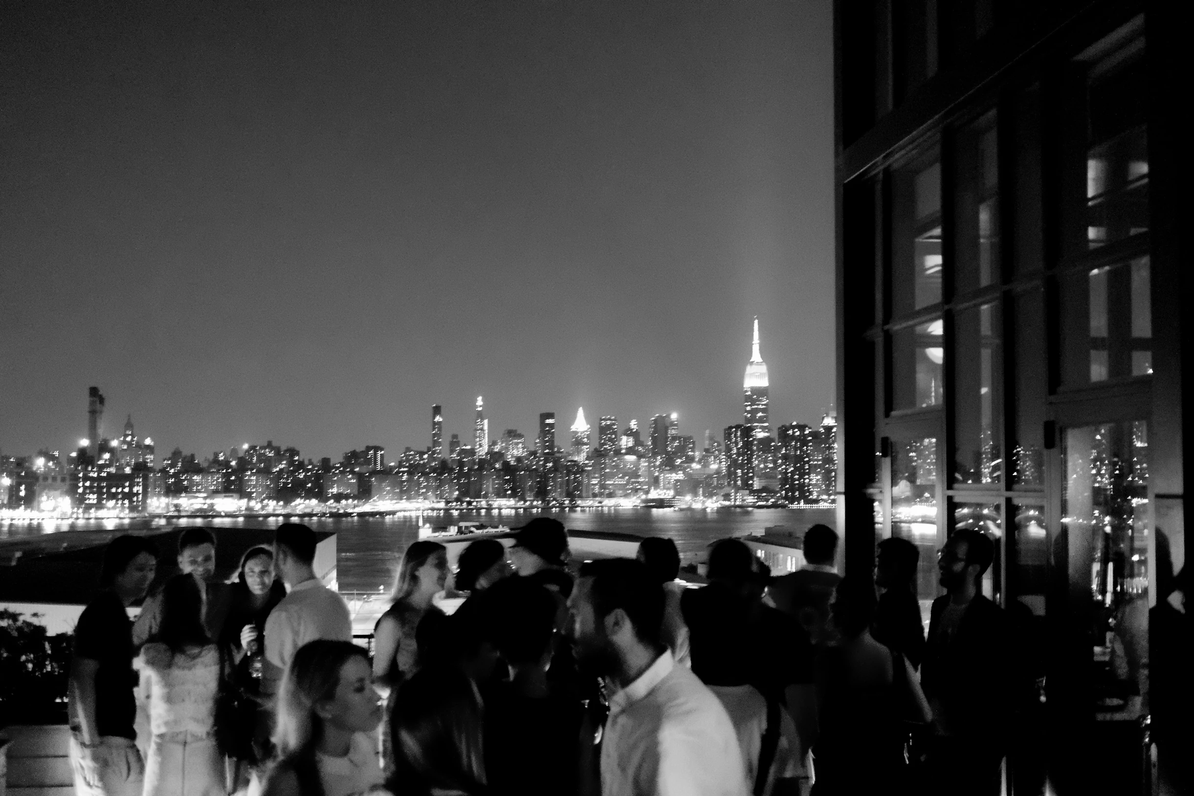 The rooftop at the Wythe Hotel