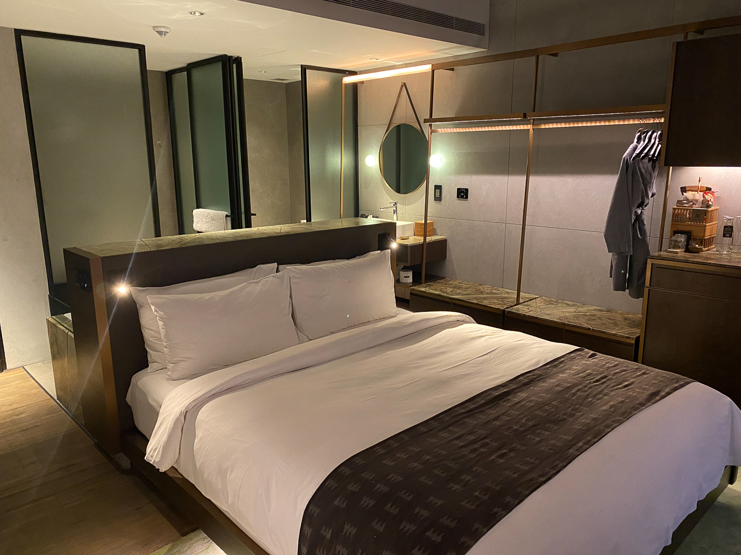 Warehouse Hotel Sleek room and a cozy bed to sink into