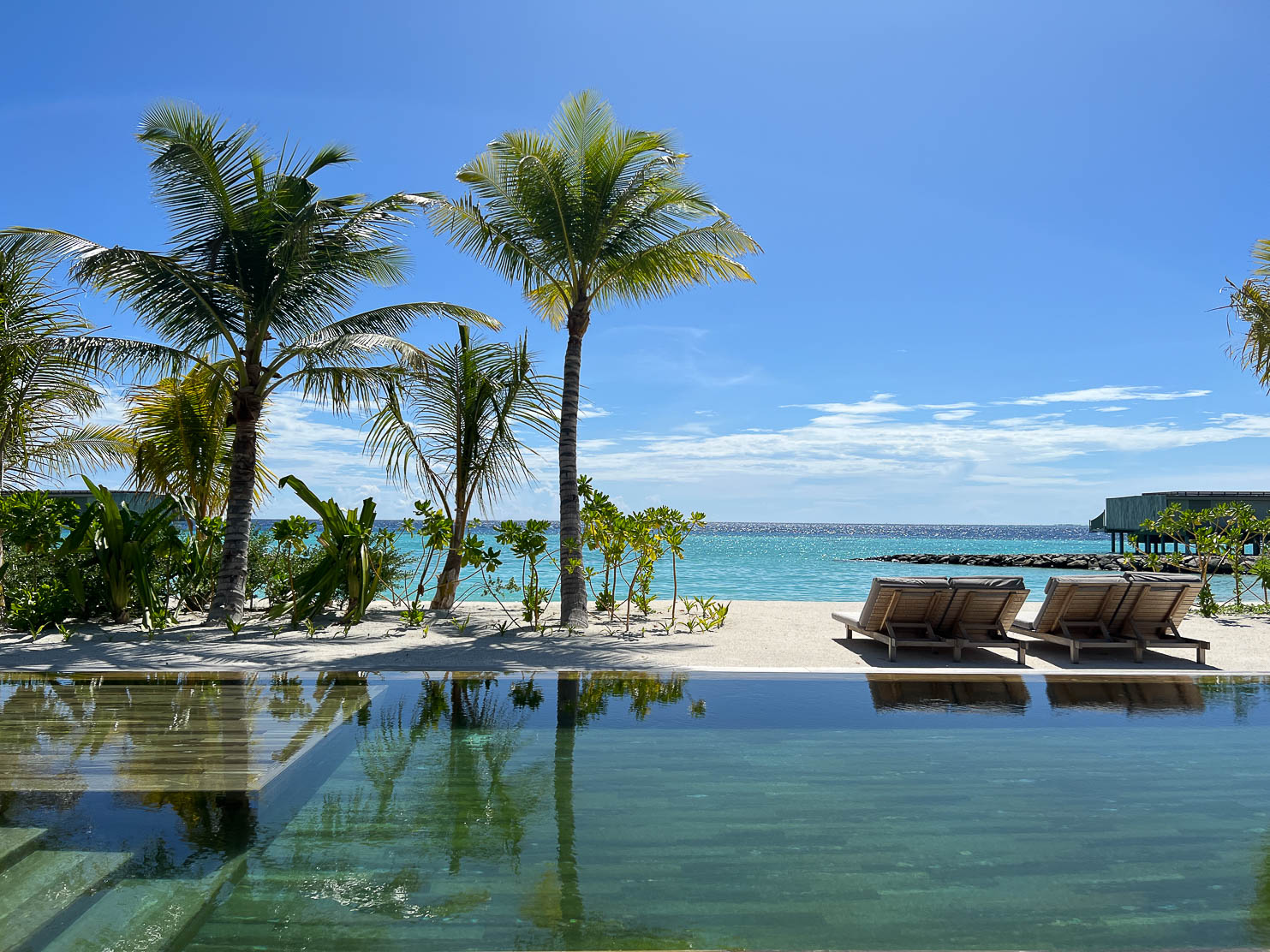 Patina Maldives, Fari Islands The pool at the multi-bedroom villa