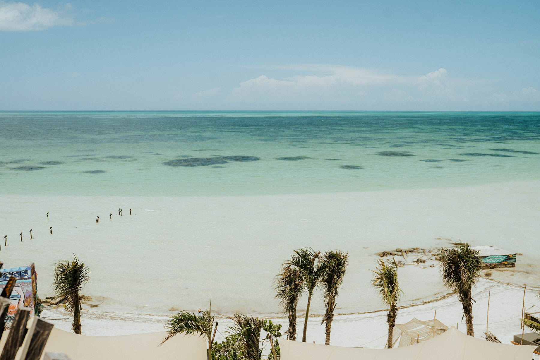 The tranquil Yucatecan coast