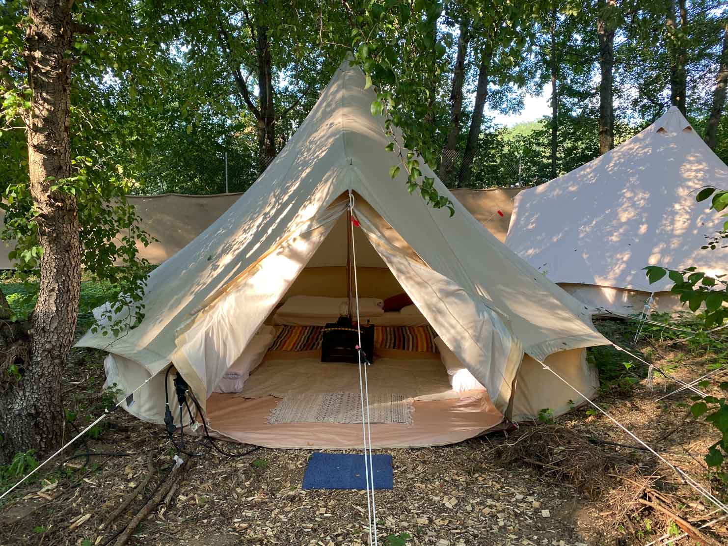 Tent Hotel There she is, our tent for three