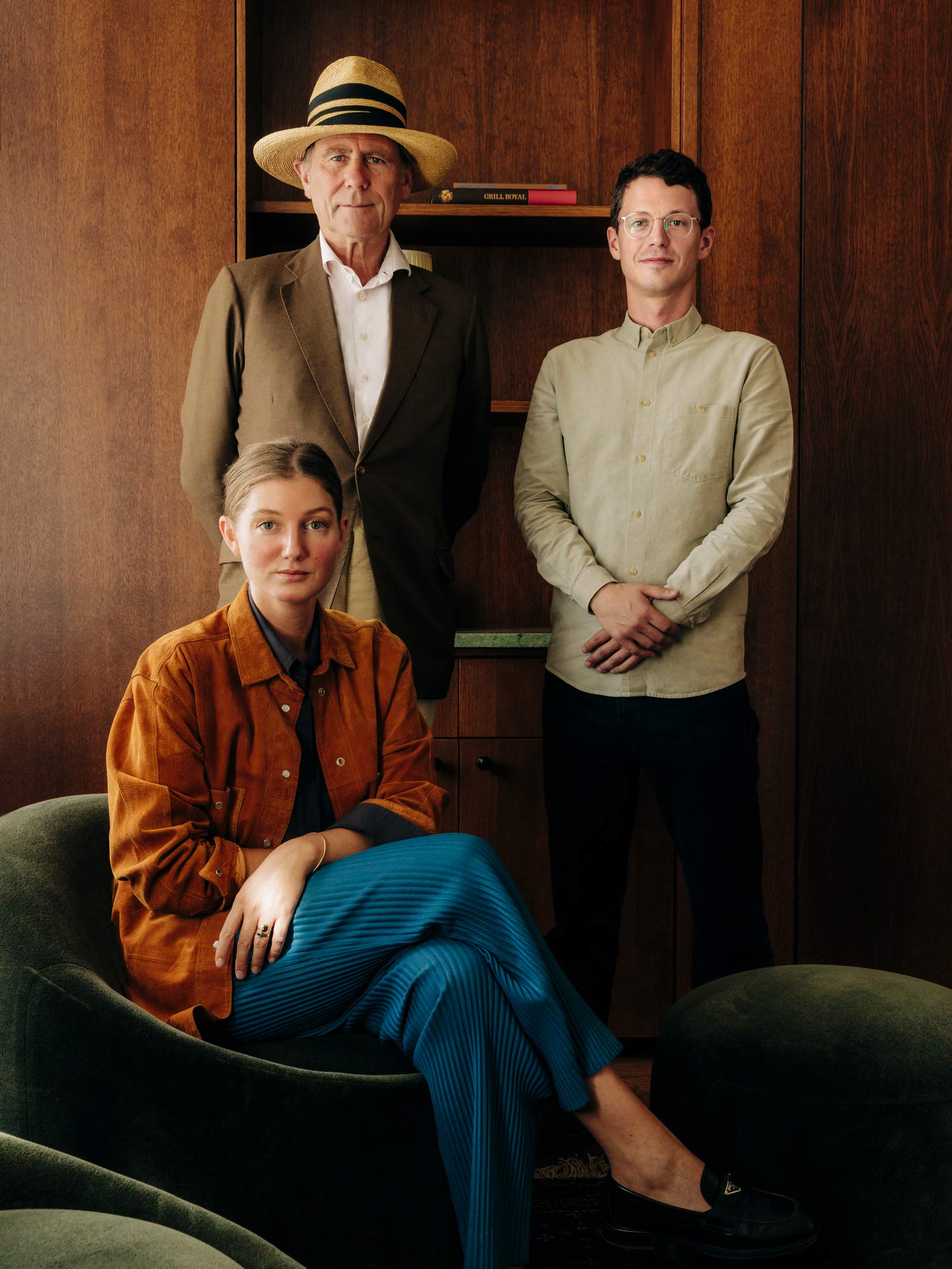 Stephan Landwehr, Moritz Estermann, and Victoria Eliasdóttir. Photo by Felix Brueggemann