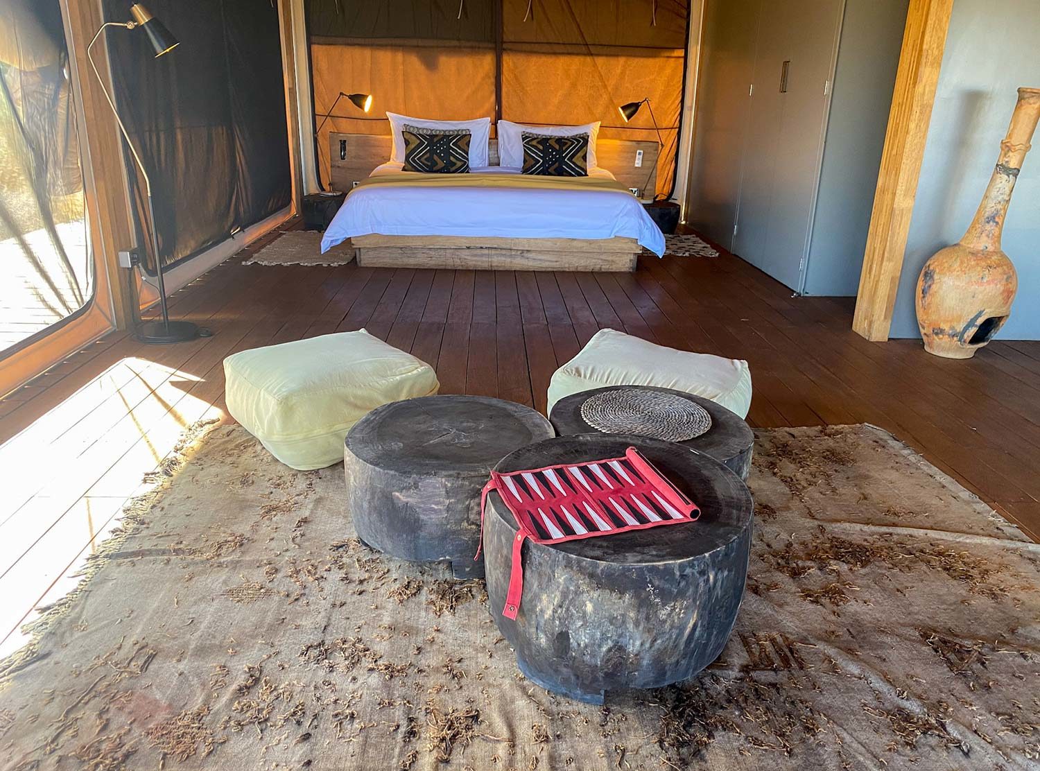 Habitas Namibia Cozy and comfortable bed that sucks you in