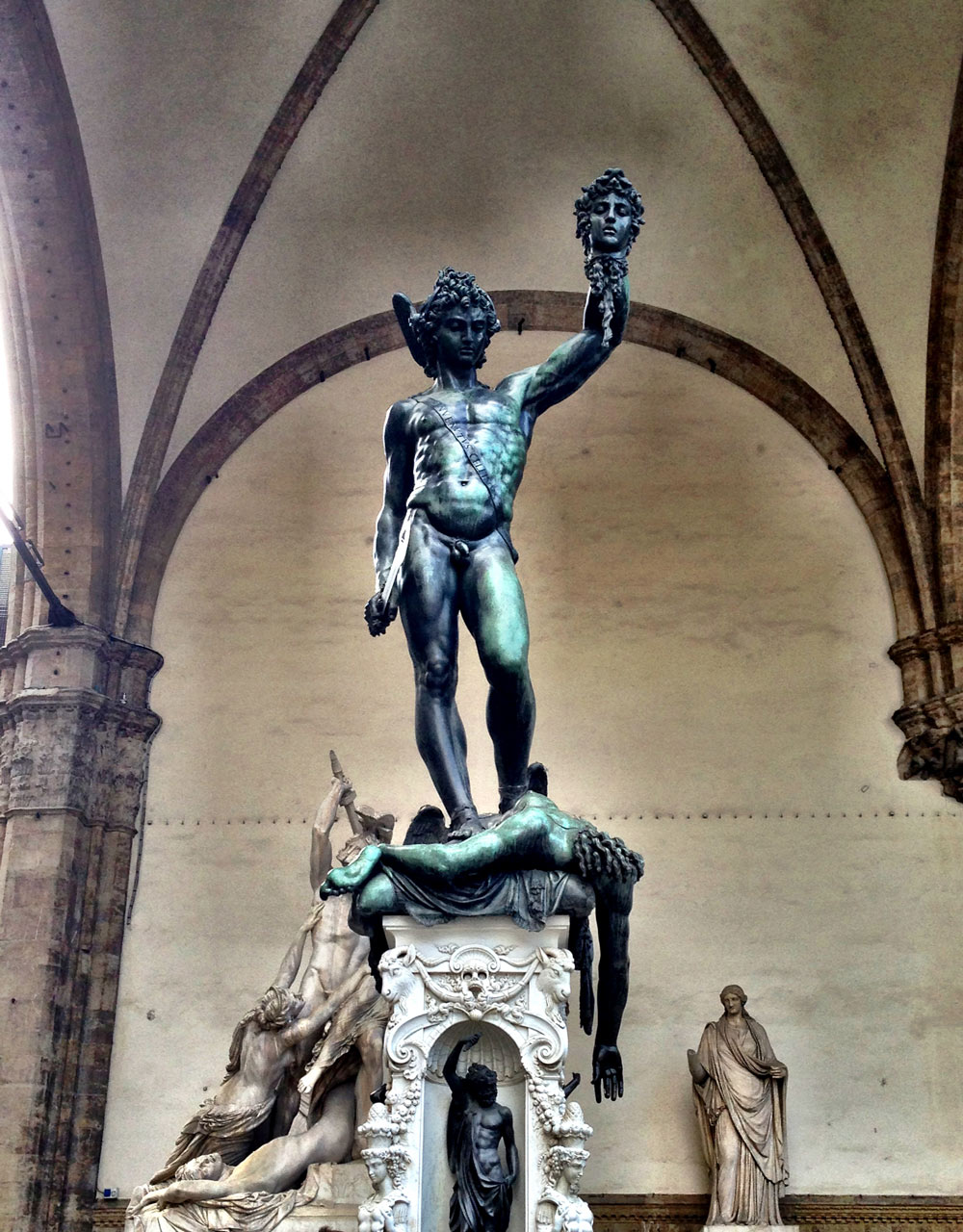 The statue of Perseus