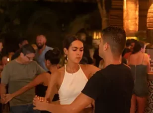 Salsa dancing on Wednesday nights