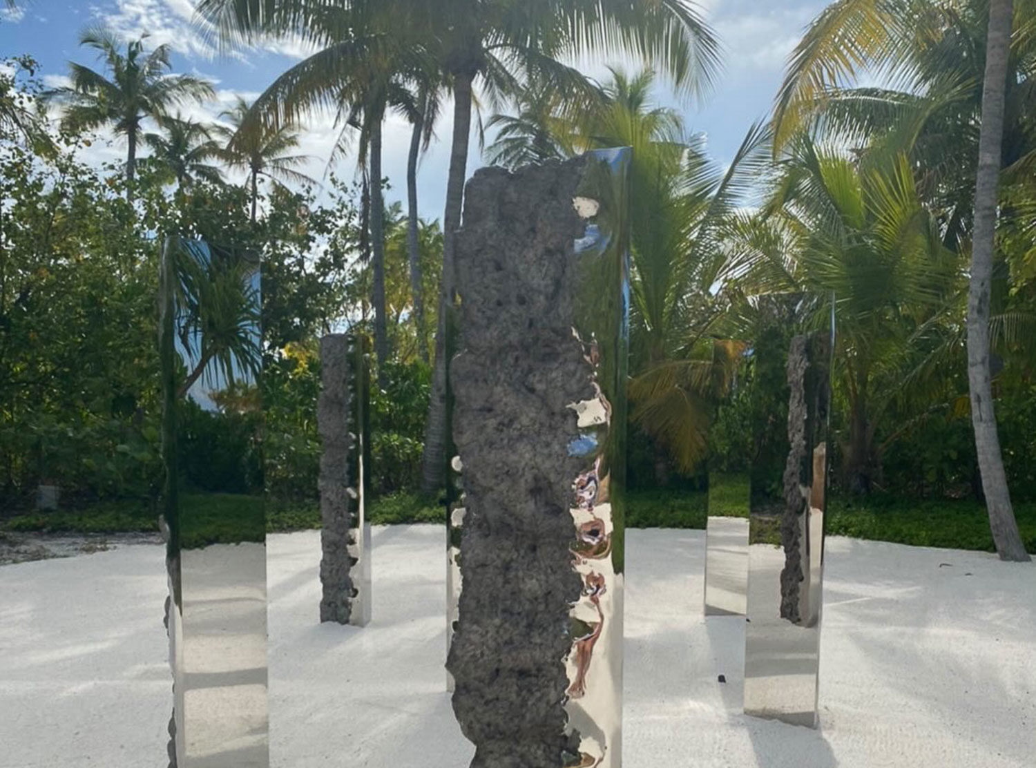 Patina Maldives, Fari Islands “Synthesis Monoliths” (2020) by Hongjie Yang — discover different sides of you
