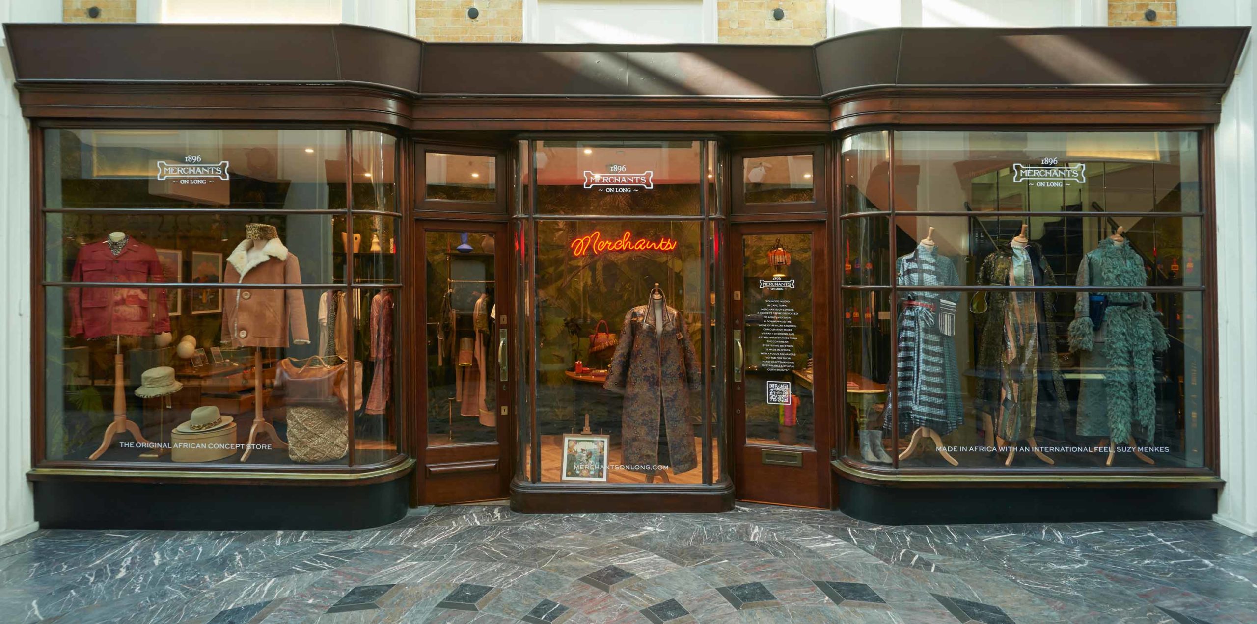 Merchant on Long pop-up at the Burlington Arcade, London