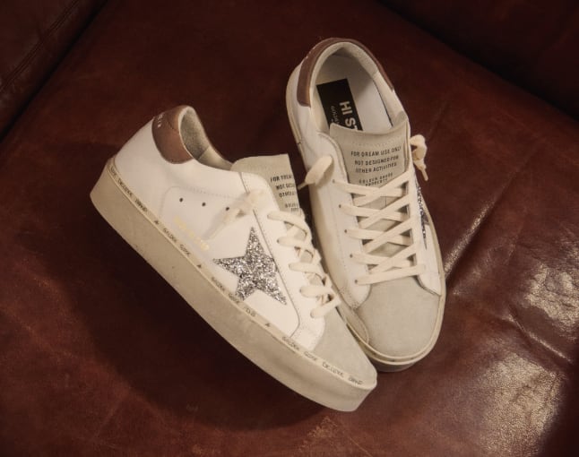 Golden Goose sneakers. 