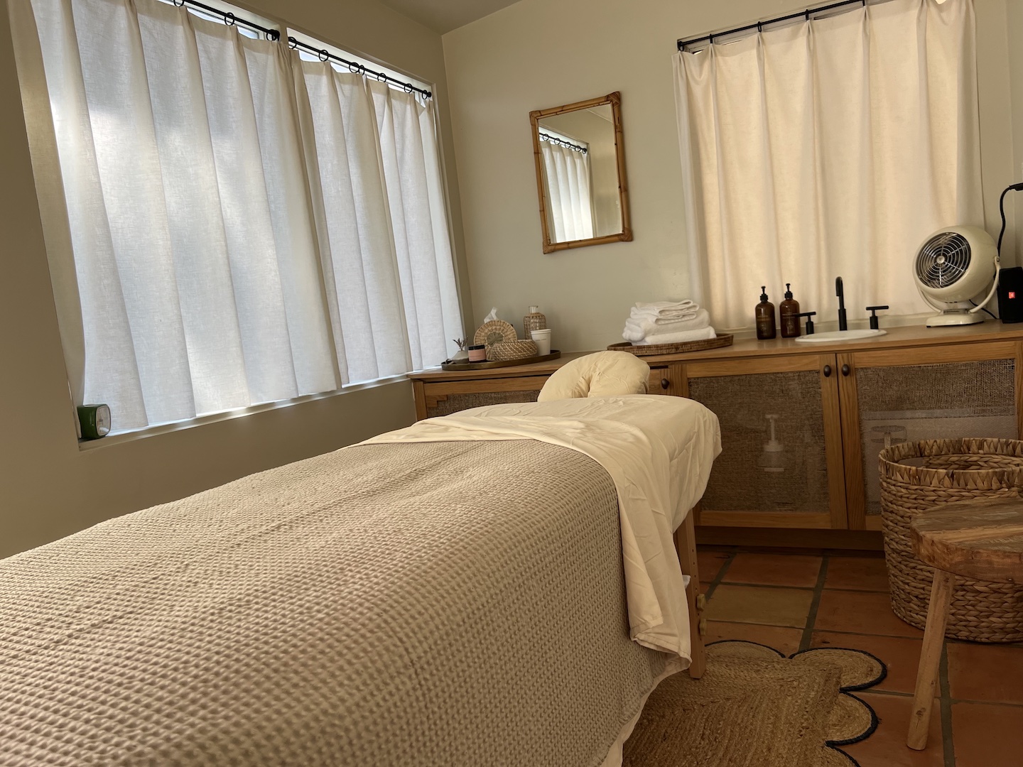 Casa Cody The treatment room is a sanctuary for reiki and massage