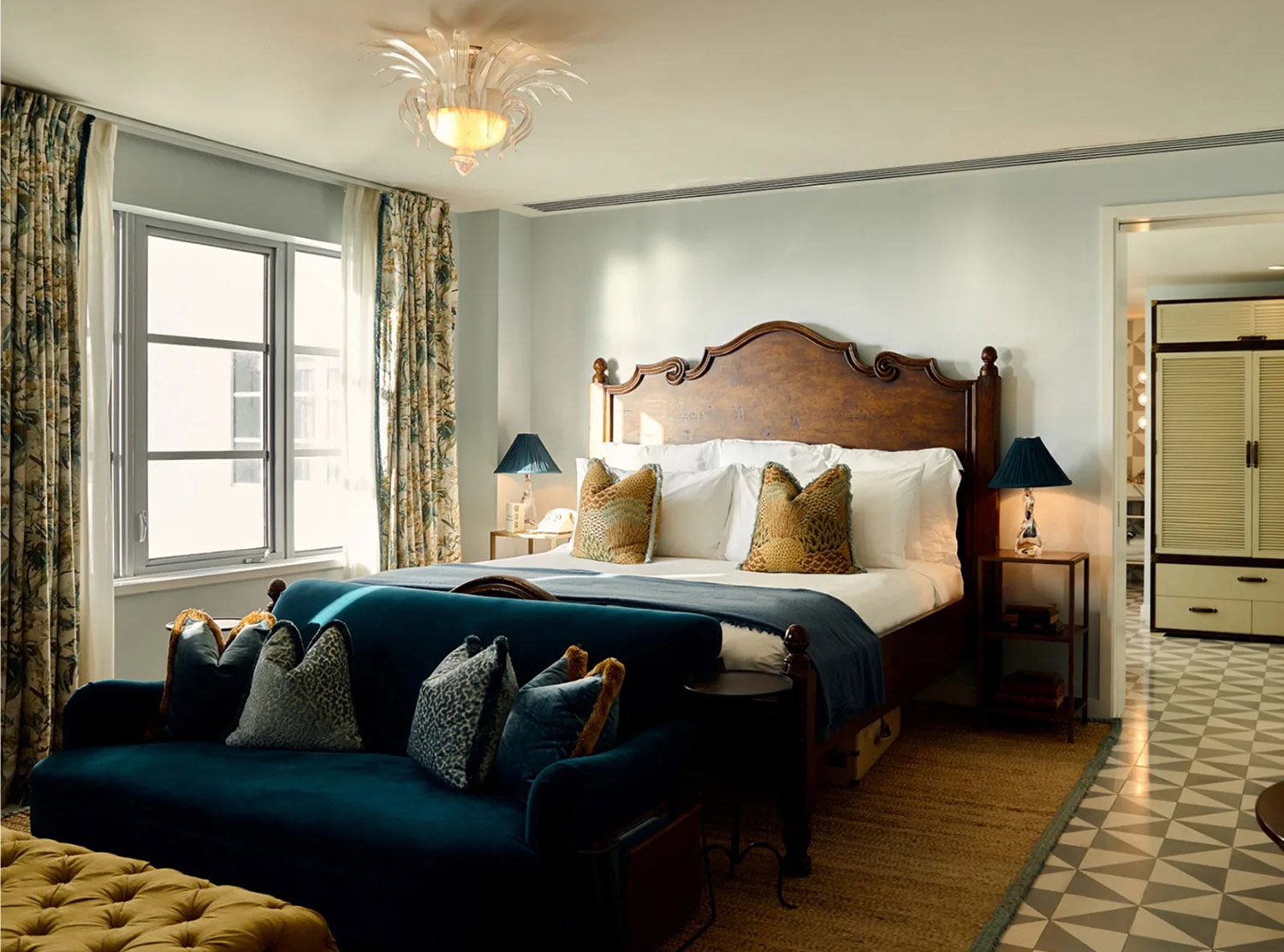 Soho House’s rooms have all the essentials, regardless of room size