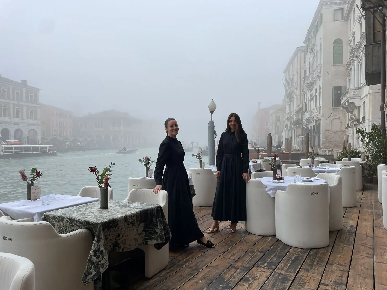 The Dream Builder Claudia and A Hotel Life’s editor-in-chief Tansy Kaschak at Venice M’Art