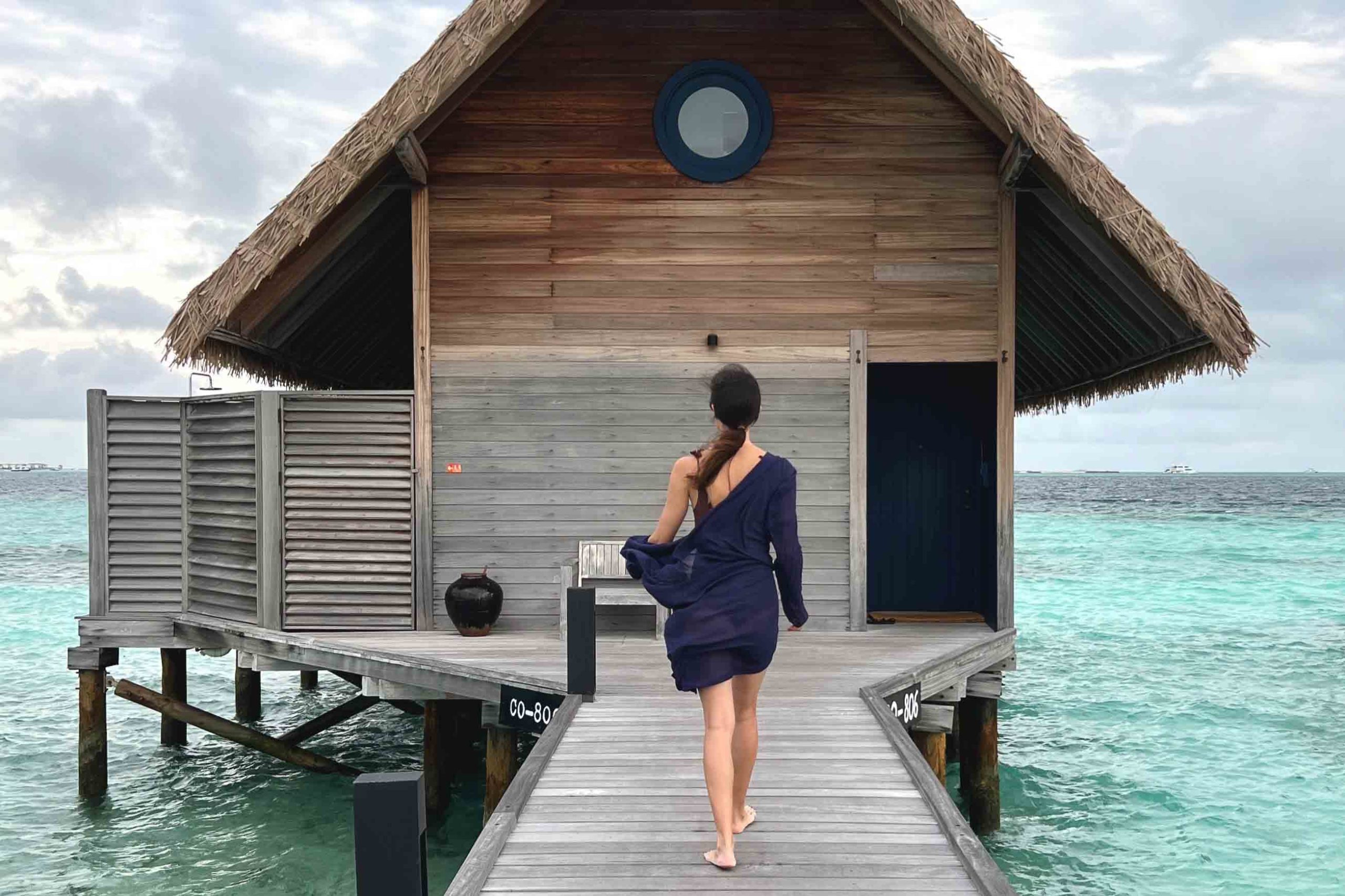 Travel designer Jude Vargas diving into the barefoot bliss of COMO Cocoa Island