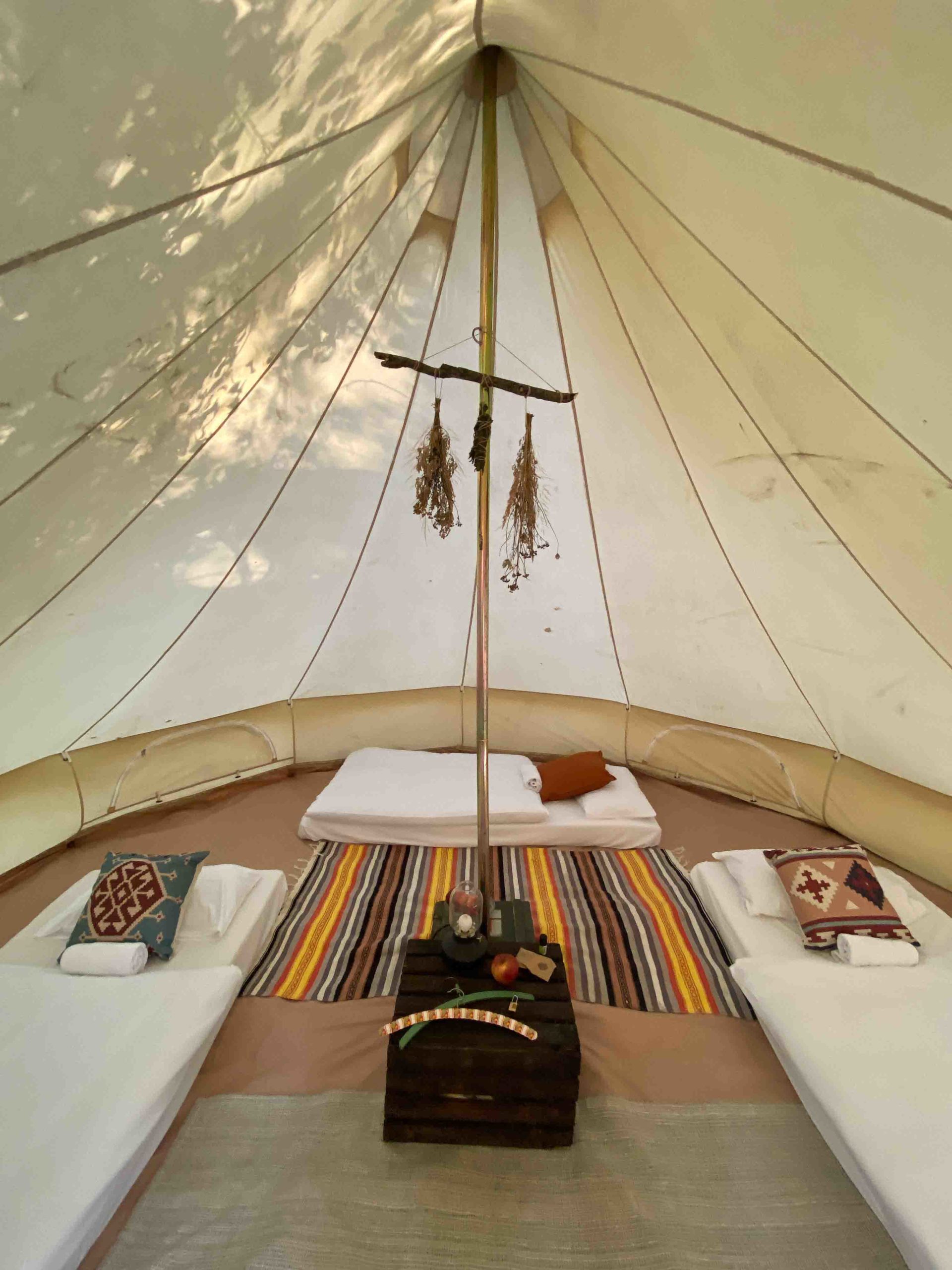 The Tent Hotel comes to life every August during the Garbicz Festival