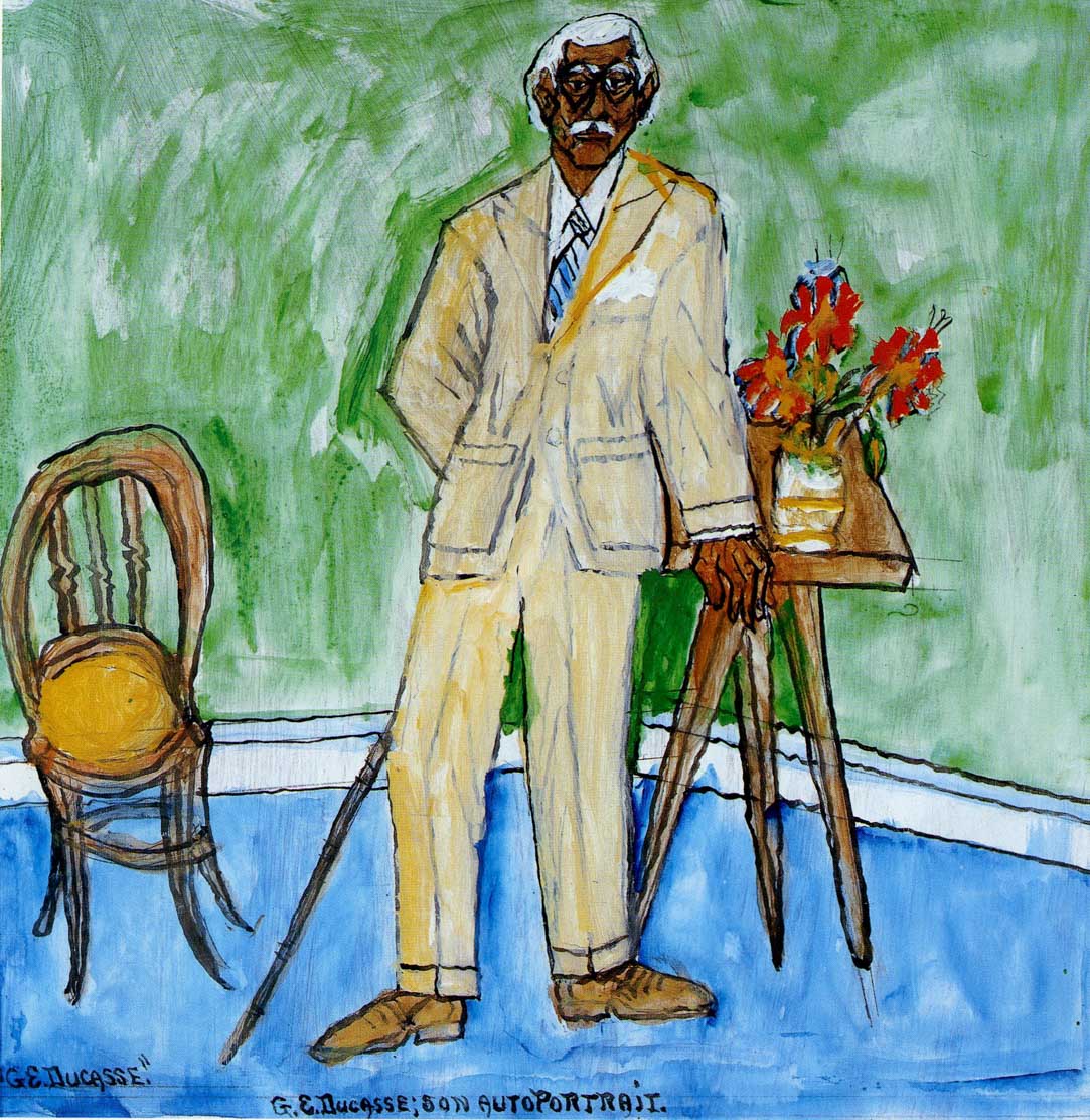 Art & Opulence at The Zeitz MOCAA Gala in Cape Town Gervais Emmanuel Ducasse, 'Son Autoportrait', (1975) Oil on board. Image courtesy of artist