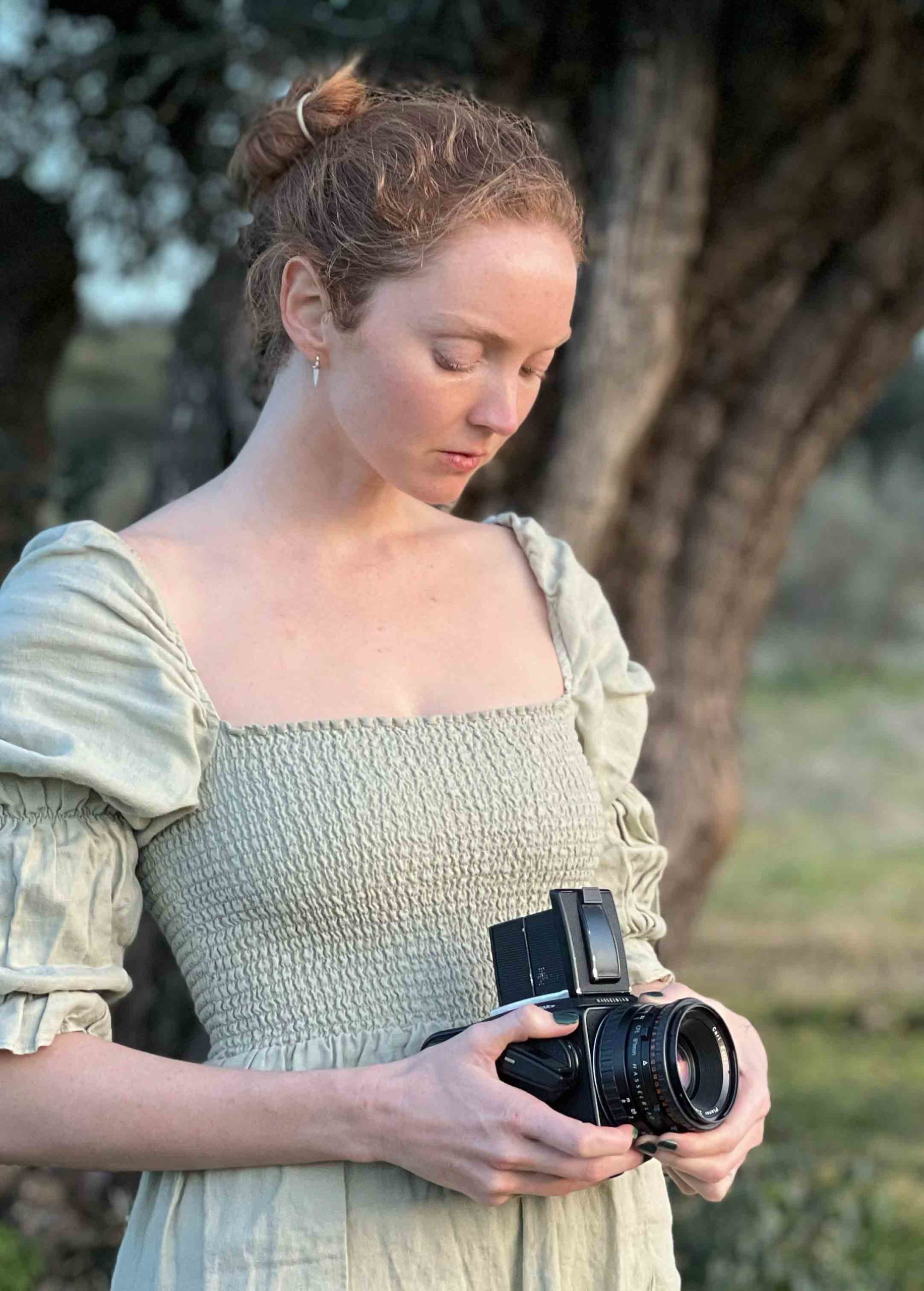 Actress and environmentalist Lily Cole taking in and capturing the Alentejo countryside