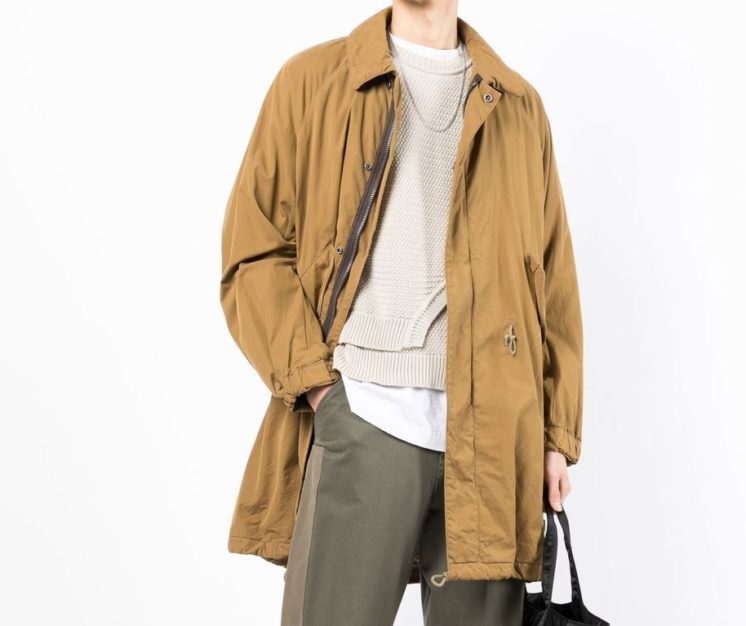 Levinson Fishtail Khaki Overcoat