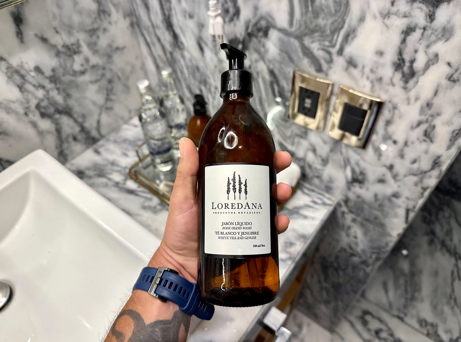 Ignacia Guest House Plastic free: local brand Loredana provides its amenities in robust glass bottles