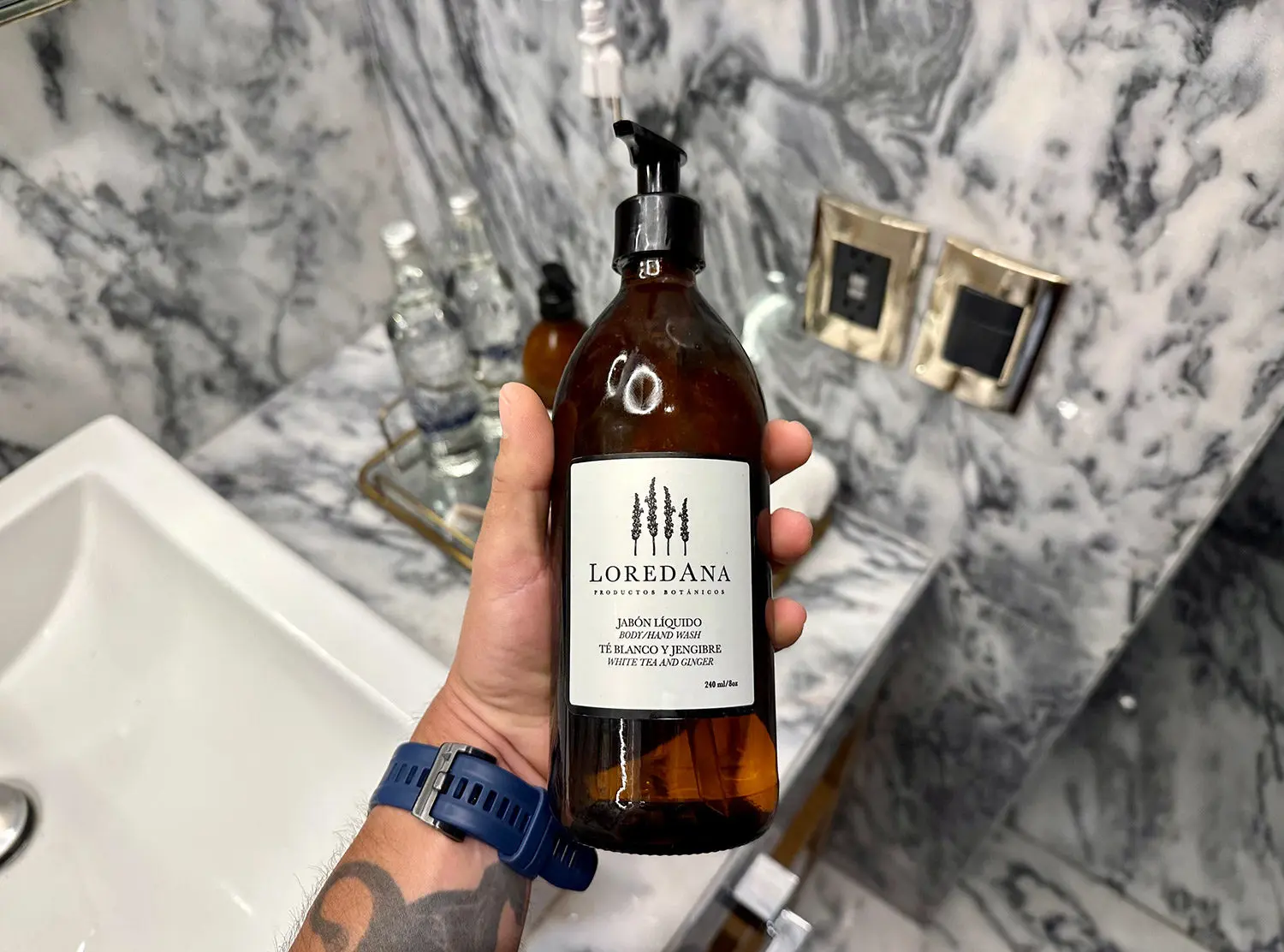 Ignacia Guest House Plastic free: local brand Loredana provides its amenities in robust glass bottles