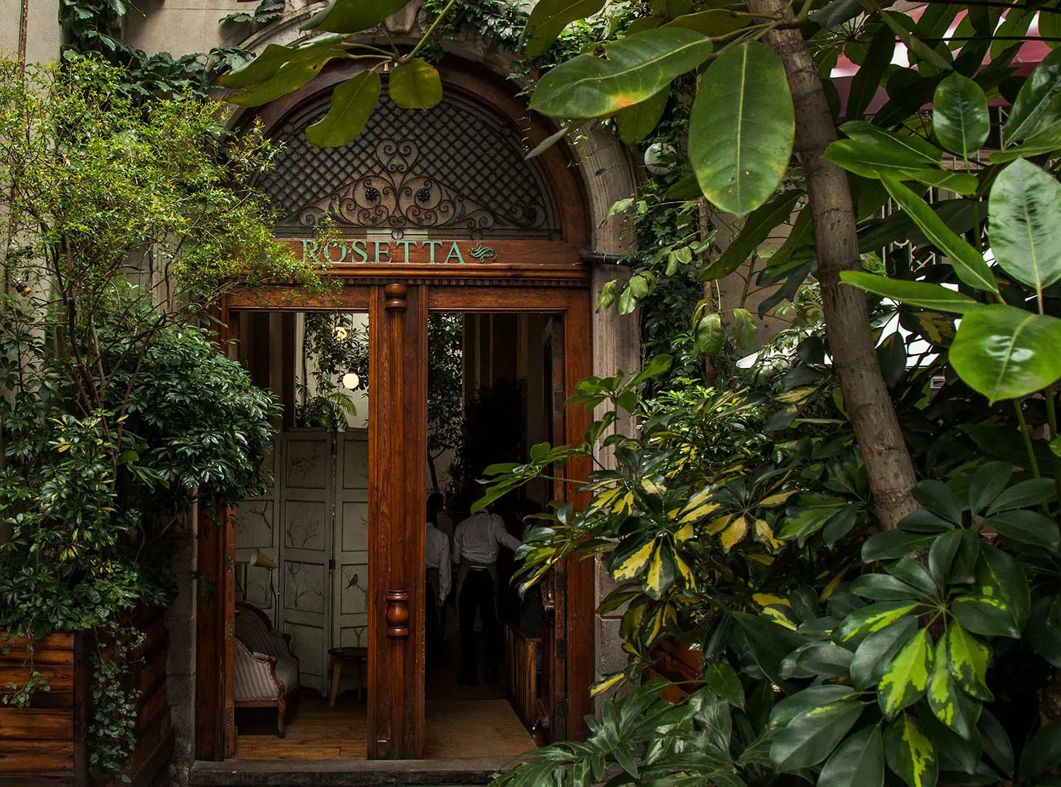 Rosetta's charming townhouse entrance 