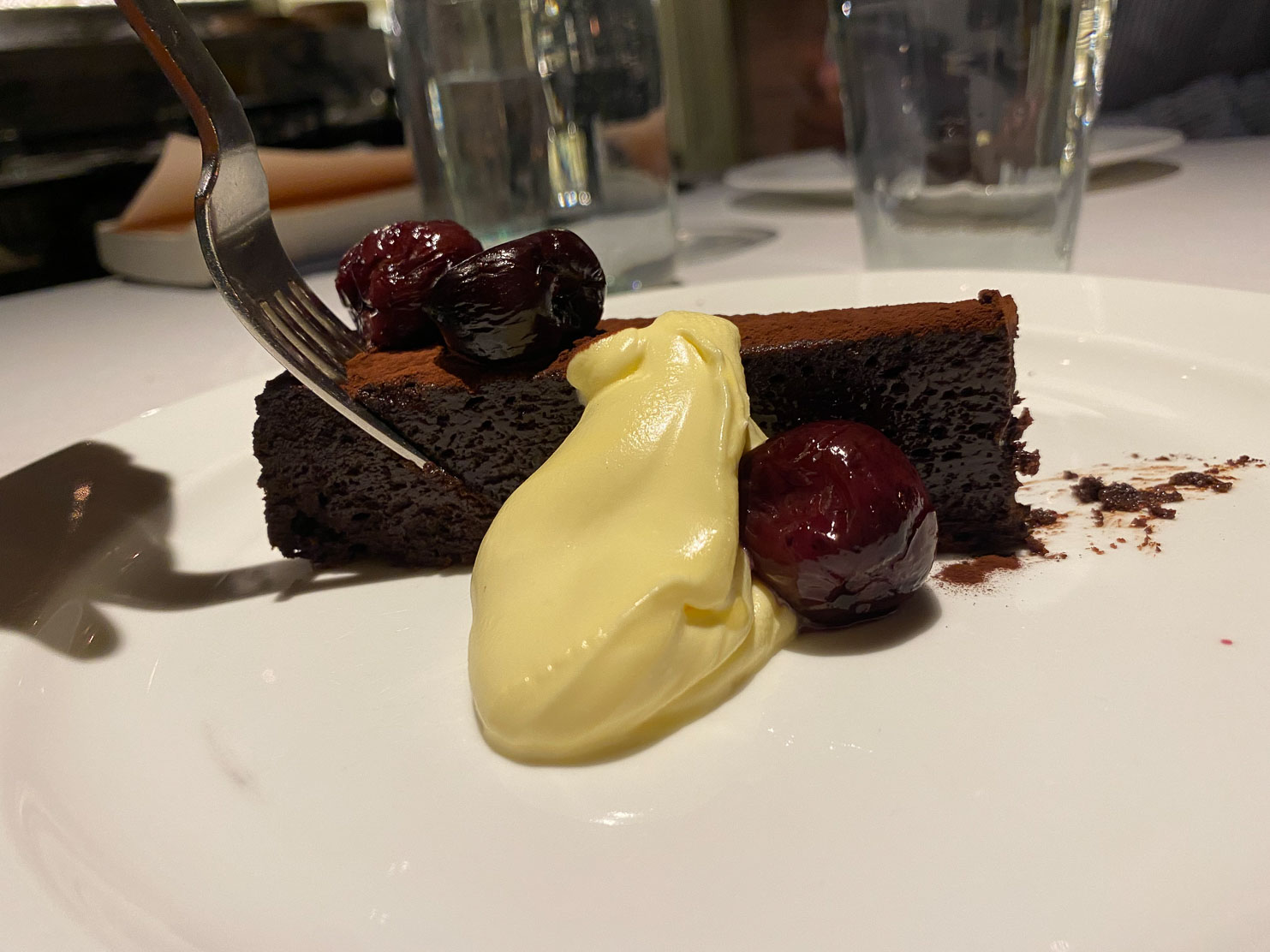 Heckfield Place The chocolate cake, simply perfect