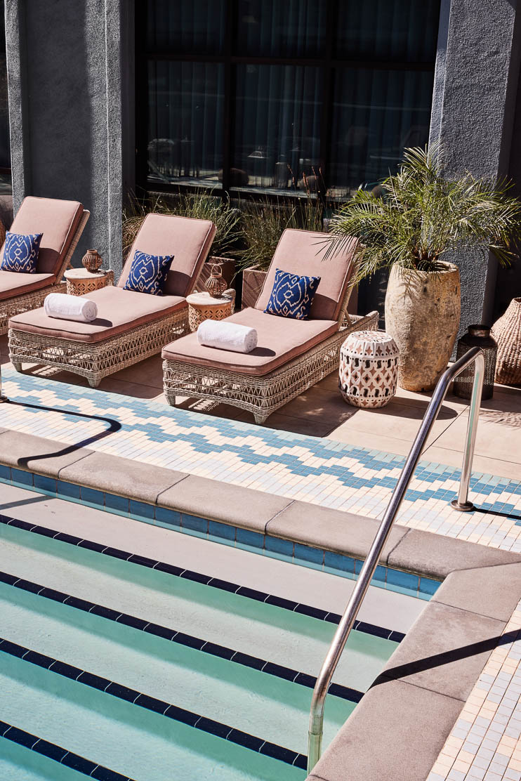 Rooftop pool to soak in all the LA sun
