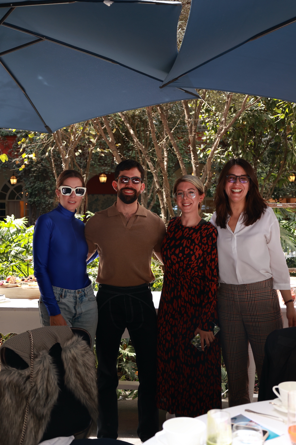 Jimena Pérez-Dib, Diego Torres Cano, Miranda Moral and Eloísa Hernández from ZⓈONAMACO team