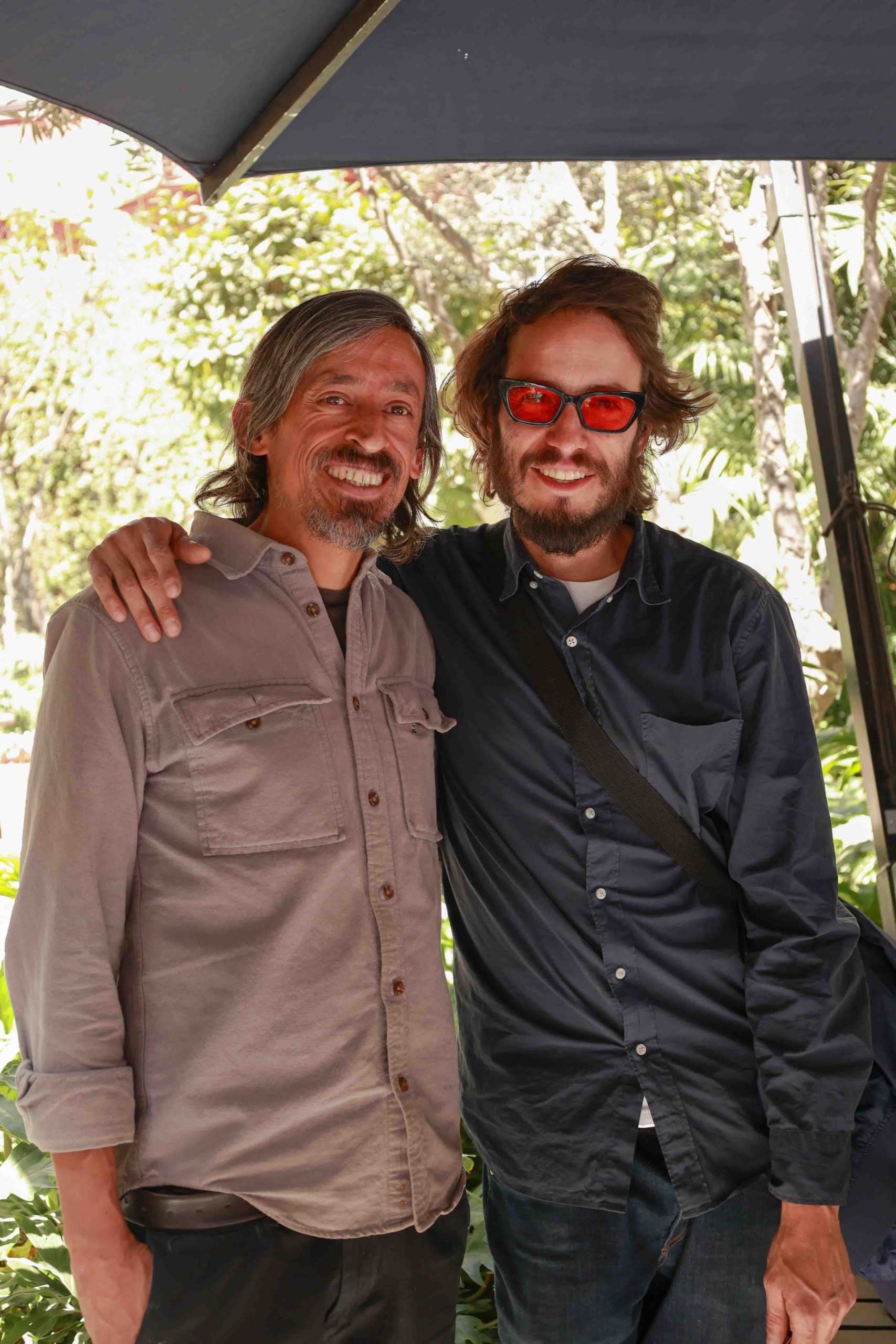 Artists Arturo Hernández Alcazar and Joshua Jobb who are participating at ABC Art Baja California
