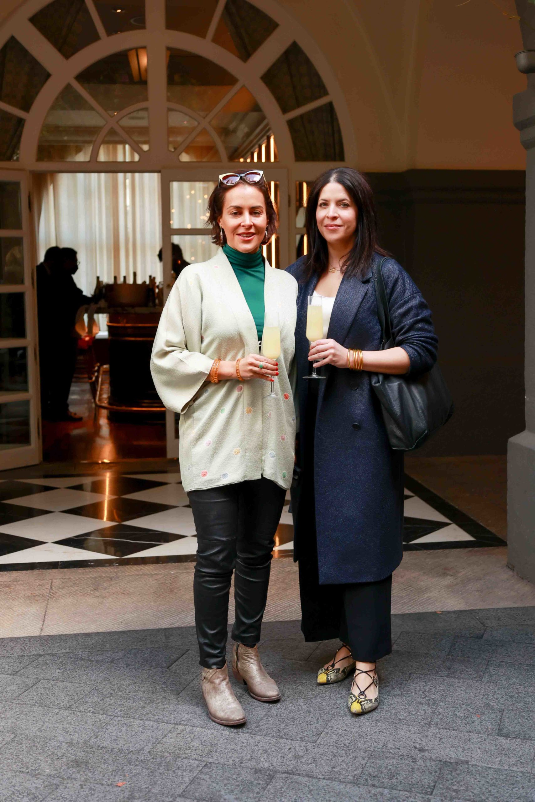 Mexican-English artist Alika Echeverria and Brandei Estes, head of Sotheby's London