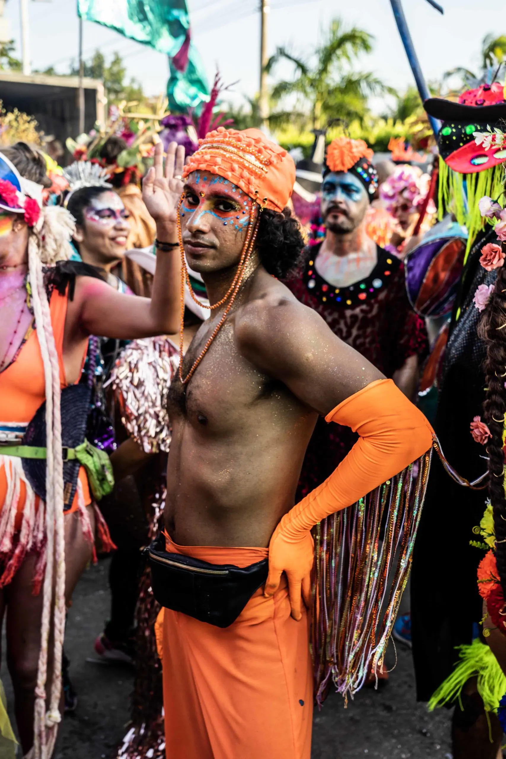 Candid looks during the parade