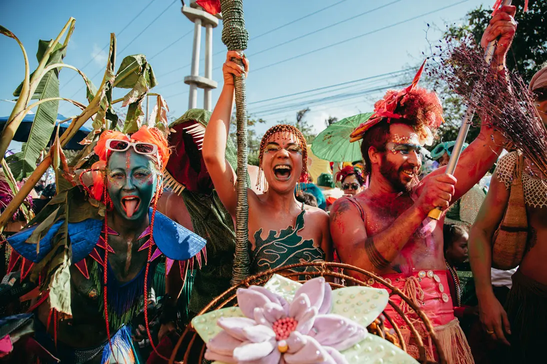 La Puntica No Ma' participants during the parade