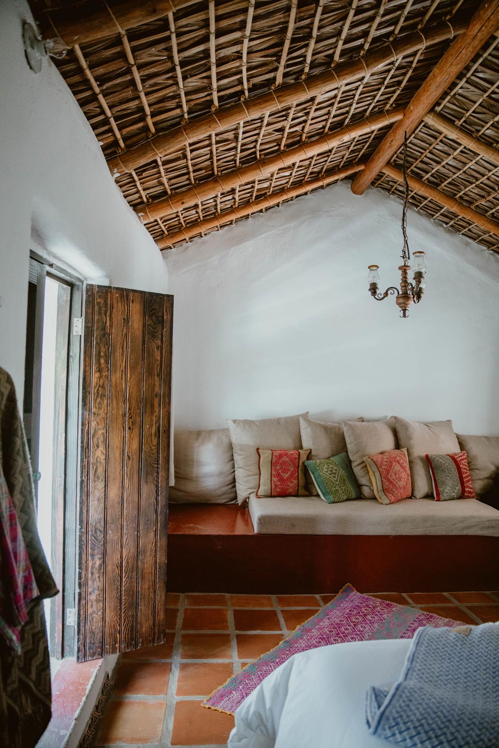 One of the six bedrooms at La Bohemia Baja