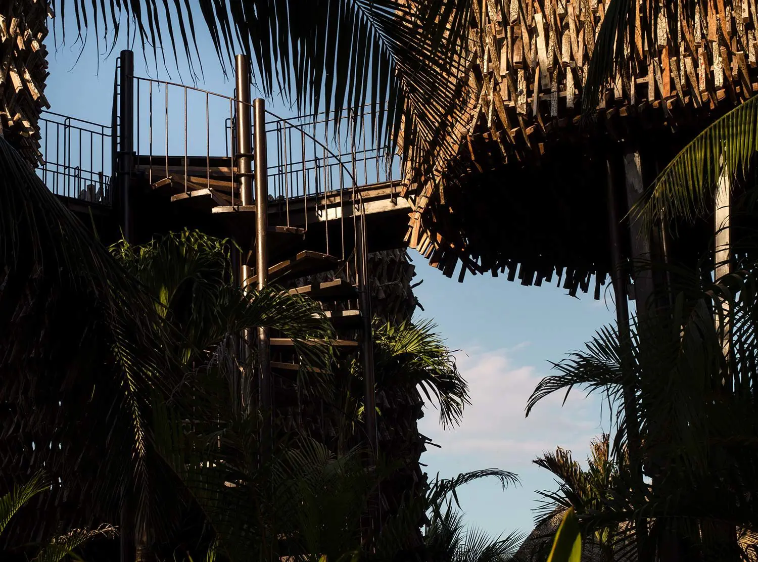 Nômade Holbox The stairway to heaven — aka our treehouse
