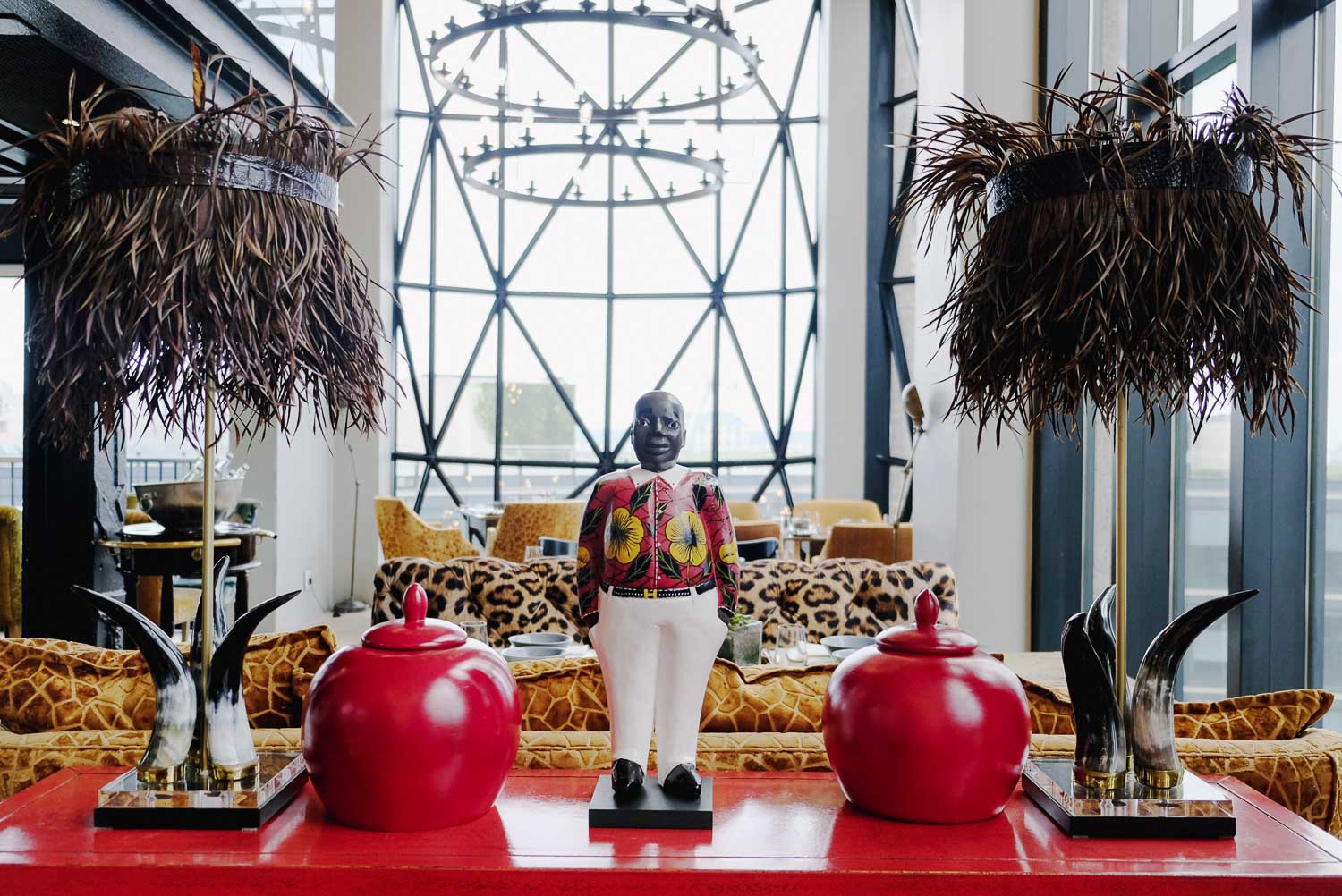 The Silo The spaces are filled with fun colorful objects and interior pieces representing the African continent and it's diverse rich cultures. A sheer joy to be surrounded by