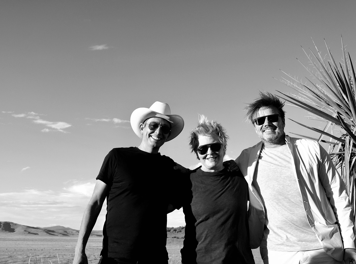 Jason Ballard of ICON, Liz Lambert of El Cosmico and Bjarke Ingels of BIG