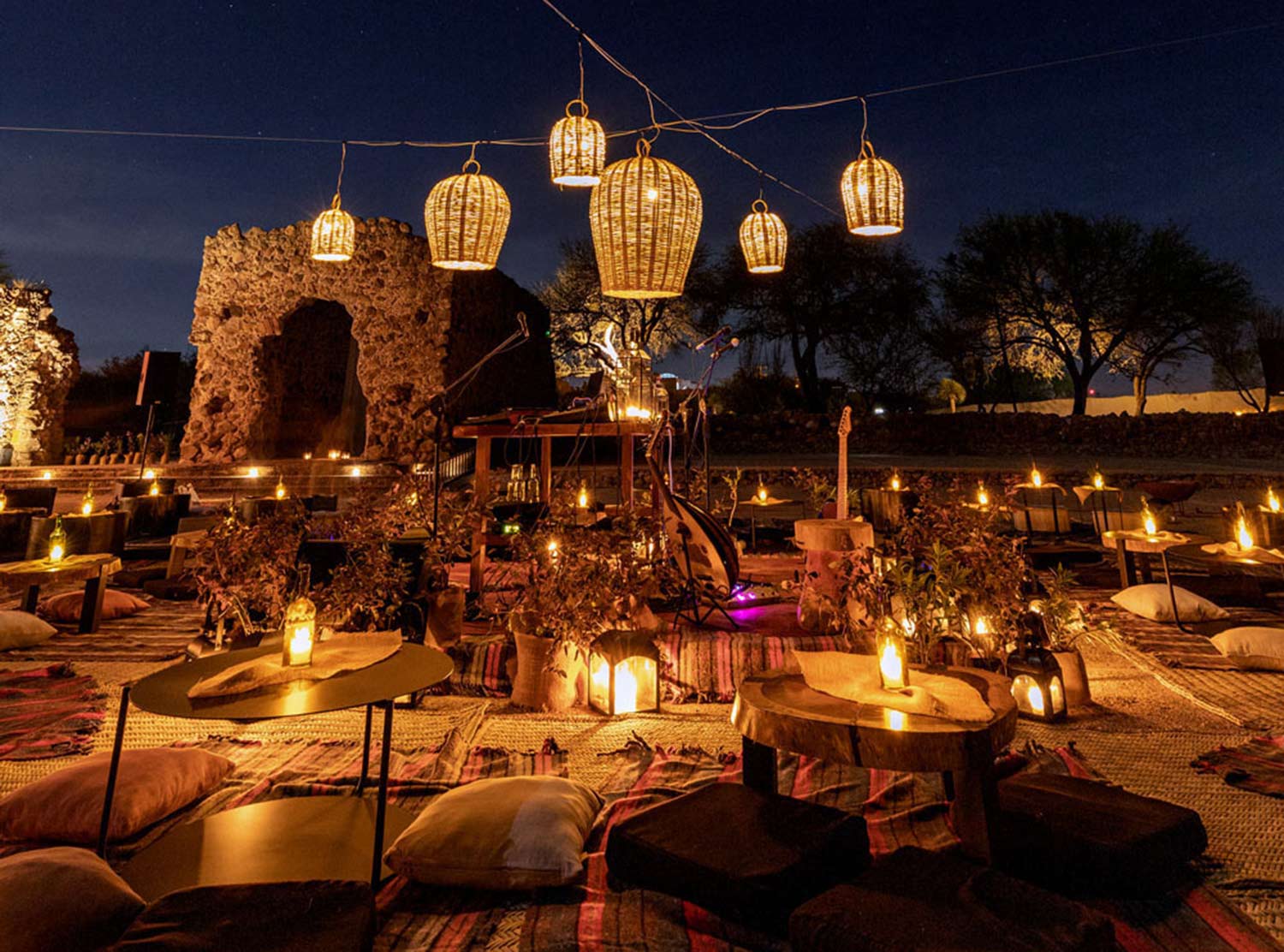The Newest Habitas Lands in San Miguel de Allende Intimate dinners under candle-light