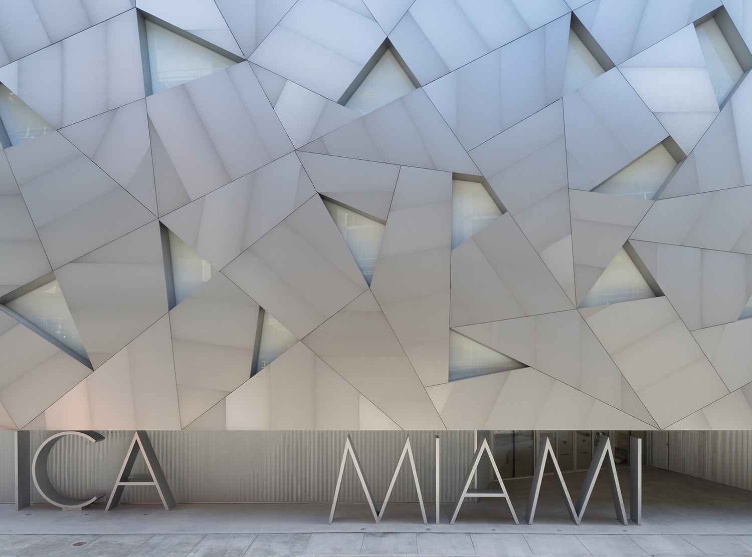Façade of the Institute of Contemporary Art Miami